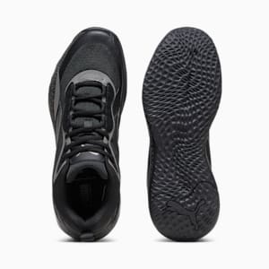 Tenis de basquetbol Playmaker Pro Trophies, Puma Aged Silver-Cast Iron-PUMA Black, extralarge
