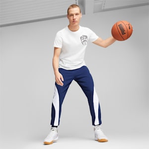 Playmaker Pro Mid Trophies Unisex Basketball Shoes, Ash Gray-Cast Iron-PUMA Gold, extralarge-IND