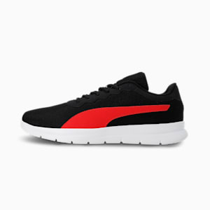 Maximal Comfort Men's Running Shoes, PUMA Black-High Risk Red, extralarge-IND