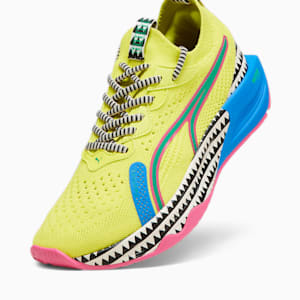 PUMA x lemlem NITRO Luxe Women's Training Shoes, Yellow Burst-Racing Blue-Pink Glimmer, extralarge-IND