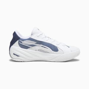 All-Pro NITRO™ Team Men's Basketball Shoes, PUMA White-PUMA Navy-Lime Squeeze, extralarge