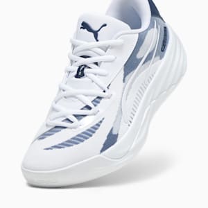 All-Pro NITRO™ Team Basketball Shoes, PUMA White-PUMA Navy-Lime Squeeze, extralarge-IND