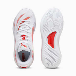 All-Pro NITRO Team Unisex Basketball Shoes, PUMA White-For All Time Red, extralarge-IND