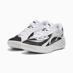 メンズ オールプロ ニトロ チーム バスケットボールシューズ, PUMA White-PUMA Black, extralarge-JPN