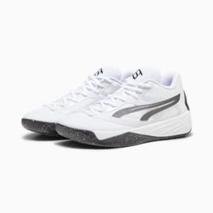 STEWIE x TEAM Stewie 2 Women's Basketball Shoes, PUMA White-PUMA Black, extralarge