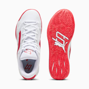 STEWIE x TEAM Stewie 2 Women's Basketball Shoes, PUMA White-For All Time Red, extralarge