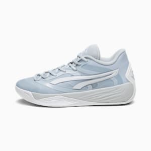 STEWIE x TEAM Stewie 2 Women's Basketball Shoes, Platinum Gray-PUMA White, extralarge
