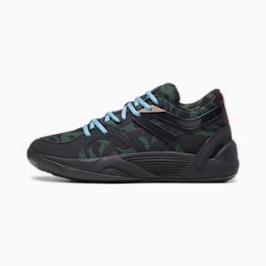 TRC Blaze Court Camo Men's Basketball Shoes, Cheap Jmksport Jordan Outlet Black-Myrtle-Dark Clove-Bold Blue-Electric Blush, extralarge