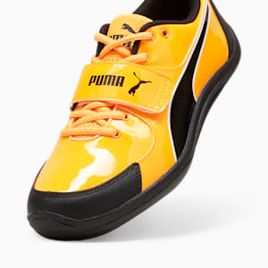 evoSPEED Throw 10.5 Men's Spikes, Sun Stream-PUMA Black-PUMA White, extralarge