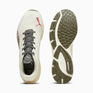 PUMA x FIRST MILE Velocity NITRO 2 Men's Running Shoes, Alpine Snow-Cool Dark Gray-Astro Red, extralarge-GBR