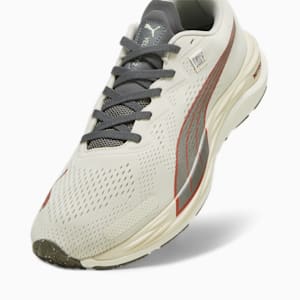 PUMA x FIRST MILE Velocity NITRO™ 2 Men's Running Shoes, Alpine Snow-Cool Dark Gray-Astro Red, extralarge-IND