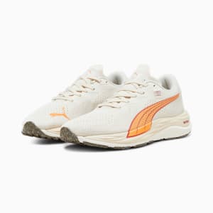 PUMA x FIRST MILE Velocity NITRO 2 Women's Running Shoes, Warm White-Bright Melon, extralarge-GBR