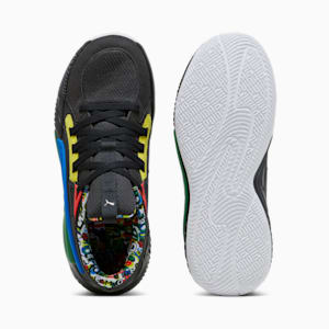 Court Rider Chaos Trash Talk Men's Basketball Sneakers, PUMA Black-Pelé Yellow-Archive Green-Racing Blue-PUMA White, extralarge