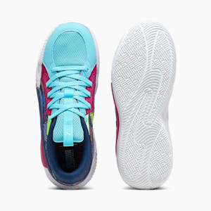 Court Rider Chaos Fresh Men's Basketball Shoes, Persian Blue-Pinktastic-Strawberry Burst-Pro Green-Team Aqua, extralarge