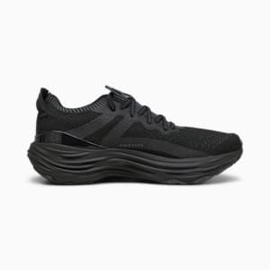 メンズ フォーエバーラン ニトロ ニット ランニングシューズ, PUMA Black-Shadow Gray, extralarge-JPN