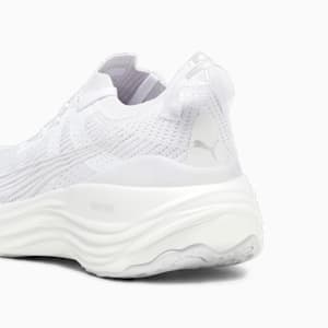 メンズ フォーエバーラン ニトロ ニット ランニングシューズ, PUMA White-Feather Gray, extralarge-JPN