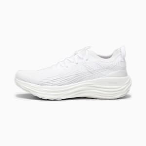 メンズ フォーエバーラン ニトロ ニット ランニングシューズ, PUMA White-Feather Gray, extralarge-JPN