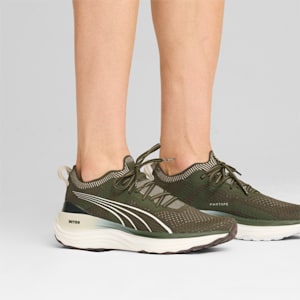 Souliers de course à pied tricotés ForeverRun NITRO Homme, Dark Olive-PUMA White, extralarge