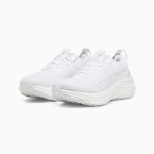 ForeverRun NITRO™ Knit Women's Running Shoes, PUMA White-Feather Gray, extralarge