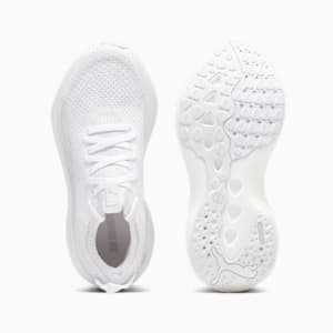 Tenis para correr tejidos ForeverRun NITRO para mujer, PUMA White-Feather Gray, extralarge