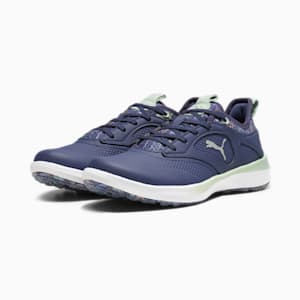 ウィメンズ ゴルフ PUMA × LIBERTY イグナイト マリブ スパイクレスシューズ, Navy Blazer, extralarge-JPN