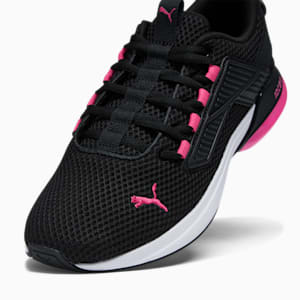 Cell Rapid Women's Running Shoes, PUMA Black-Glowing Pink-PUMA White, extralarge