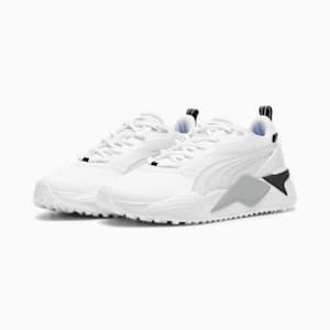 メンズ ゴルフ GS-X エフェクト スパイクレス シューズ, PUMA White-Feather Gray, extralarge-JPN