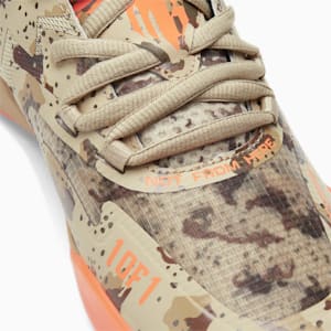 Tenis de basquetbol MB.01 Digital Camo, Pale Khaki-Ultra Orange
