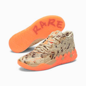 MB.01 Digital Camo Men's Basketball Shoes, Pale Khaki-Ultra Orange