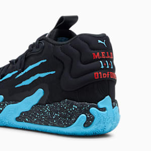 Tenis de básquetbol para hombre PUMA x LAMELO BALL MB.03 Blue Hive, PUMA Black-Bright Aqua, extralarge