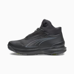 メンズ ゴルフ プーマ ドライ ブーツ スパイク シューズ, PUMA Black-Cool Dark Gray, extralarge-JPN