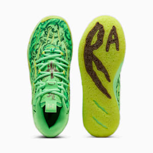 メンズ MB.03 LA FRANCE バスケットボールシューズ, Fluro Green Pes-PUMA Green-Fluro Yellow Pes, extralarge-JPN