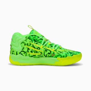 PUMA x LAMELO BALL MB.03 LaFrancé Men's Basketball Shoes, Fluro Green Pes-PUMA Green-Fluro Yellow Pes, très grand