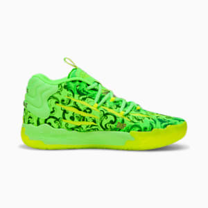 Tenis de baloncesto PUMA x LAMELO BALL MB.03 LaFrancé para hombre, Fluro Green Pes-PUMA Green-Fluro Yellow Pes, extralarge