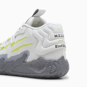 Tenis de básquetbol para hombre PUMA x LAMELO BALL MB.03 Chino Hills, Feather Gray-Lime Smash, extralarge