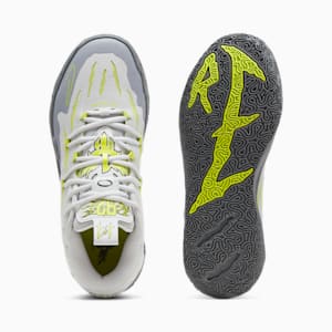 Tenis de basquetbol MB.03 Hills&nbsp;, Feather Gray-Lime Smash, extralarge