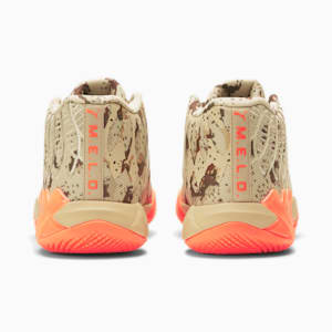MB.01 Digital Camo Big Kids' Basketball Shoes , Pale Khaki-Ultra Orange