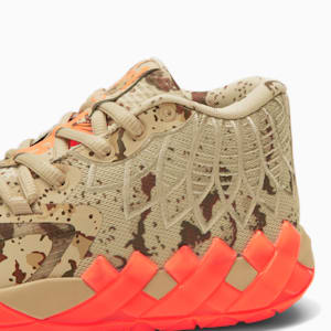 MB.01 Digital Camo Big Kids' Basketball Shoes , Pale Khaki-Ultra Orange