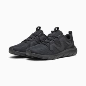 SOFTRIDE Flex Vital Unisex Running Sneakers, PUMA Black-Cast Iron, extralarge-IND