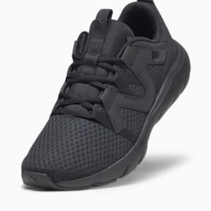 SOFTRIDE Flex Vital Unisex Running Sneakers, PUMA Black-Cast Iron, extralarge-IND