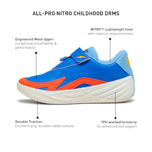 All-Pro NITRO™ Childhood Dreams Unisex Basketball Shoes, Dark Night-Royal Sapphire, extralarge-IND
