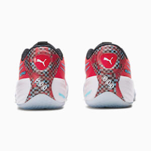 Tenis de basquetbol All-Pro NITRO Scoot, For All Time Red-Bright Aqua, extralarge