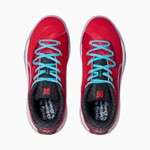 Tenis de basquetbol All-Pro NITRO Scoot, For All Time Red-Bright Aqua, extralarge