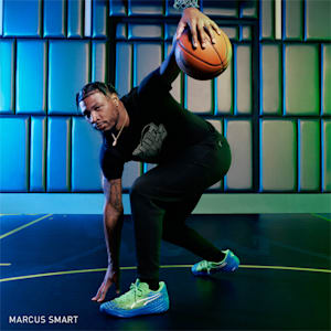 Tenis de básquetbol All-Pro NITRO™ Marcus Smart, Fluro Green Pes, extralarge