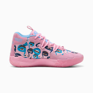 Chaussures de basketball MB.03 PUMA x LAMELO BALL x Porsche Legacy pour homme, Pink Lilac-Team Light Blue, extralarge