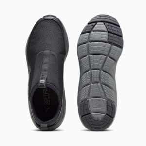 メンズ ソフトライド フレックス スリップ オン スーパーワイド ランニングシューズ, PUMA Black-Cool Dark Gray, extralarge-JPN