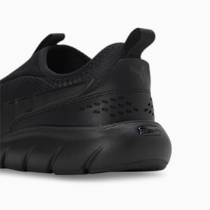 SOFTRIDE Flex Wide Slip-On Unisex Shoes, PUMA Black, extralarge-IND