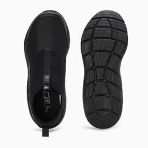 SOFTRIDE Flex Wide Slip-On Unisex Shoes, PUMA Black, extralarge-IND