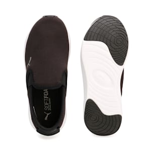 ウィメンズ ソフトライド クルーズ 2 スリッポン ランニングシューズ, PUMA Black-Bronze, extralarge-JPN