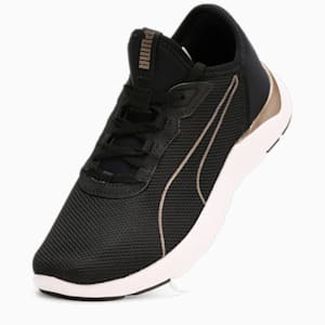 ウィメンズ ソフトライド REMI フェム ランニングシューズ, PUMA Black-Bronze, extralarge-JPN